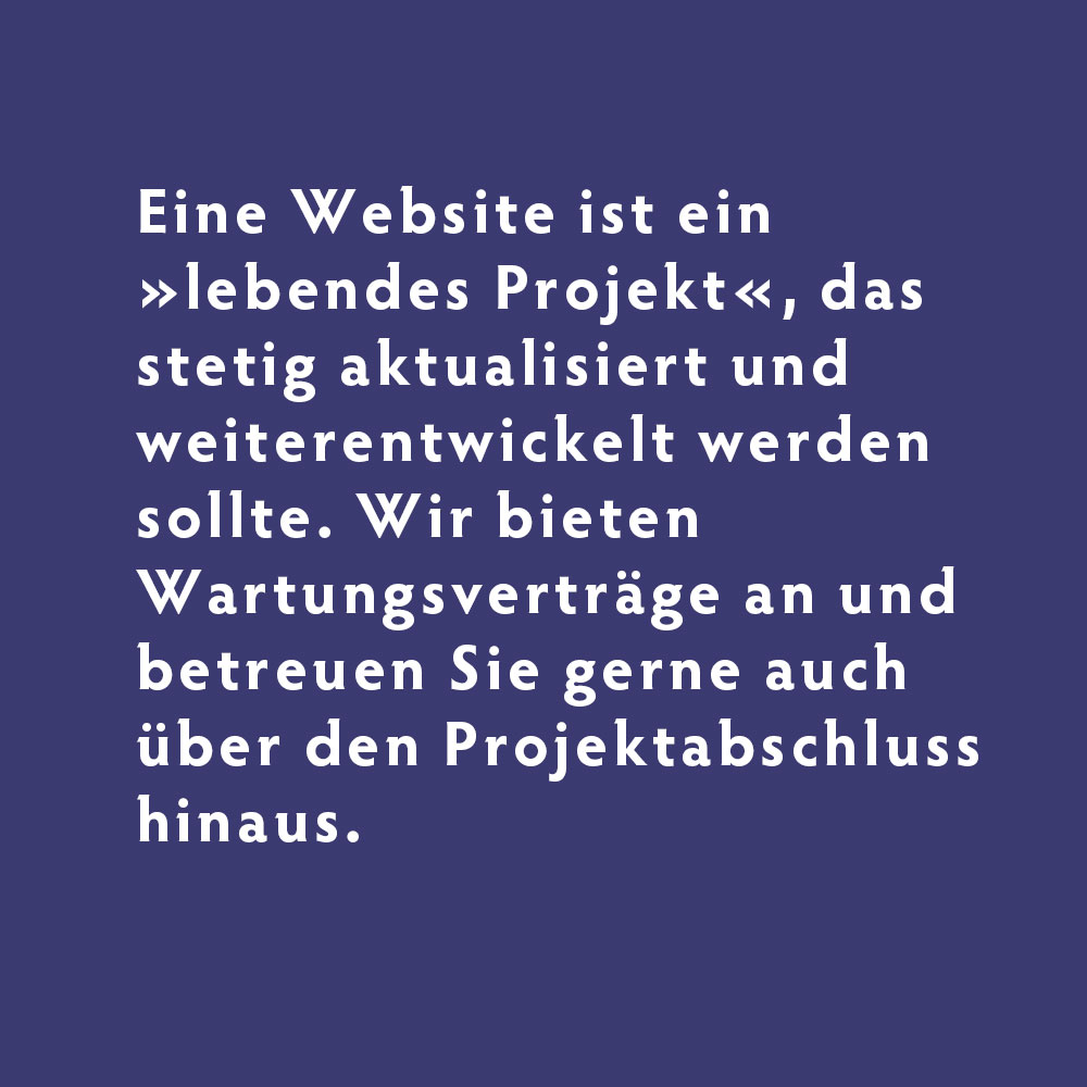 Wartungsverträge für WordPress-Webseiten